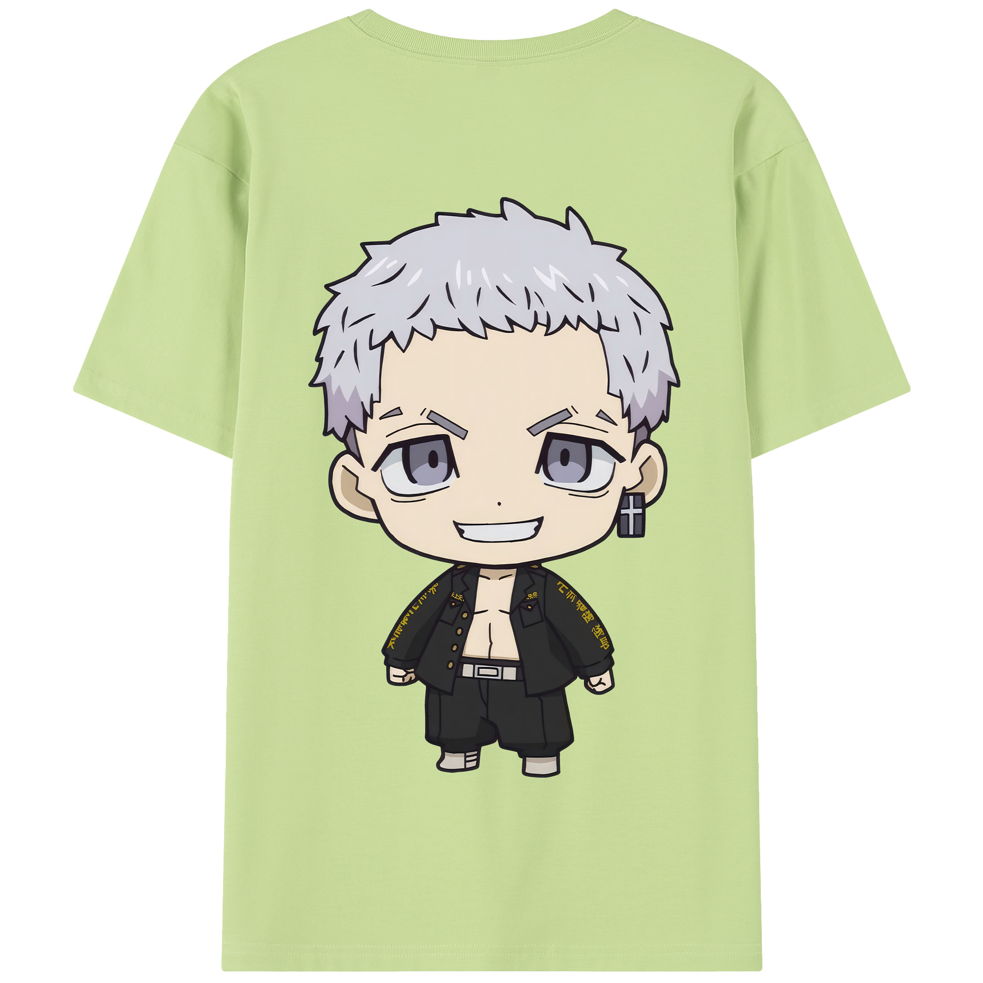 （画像用） 東京リベンジャーズ Tokyo Revengers 綿100％半袖Tシャツ（背面プリント）